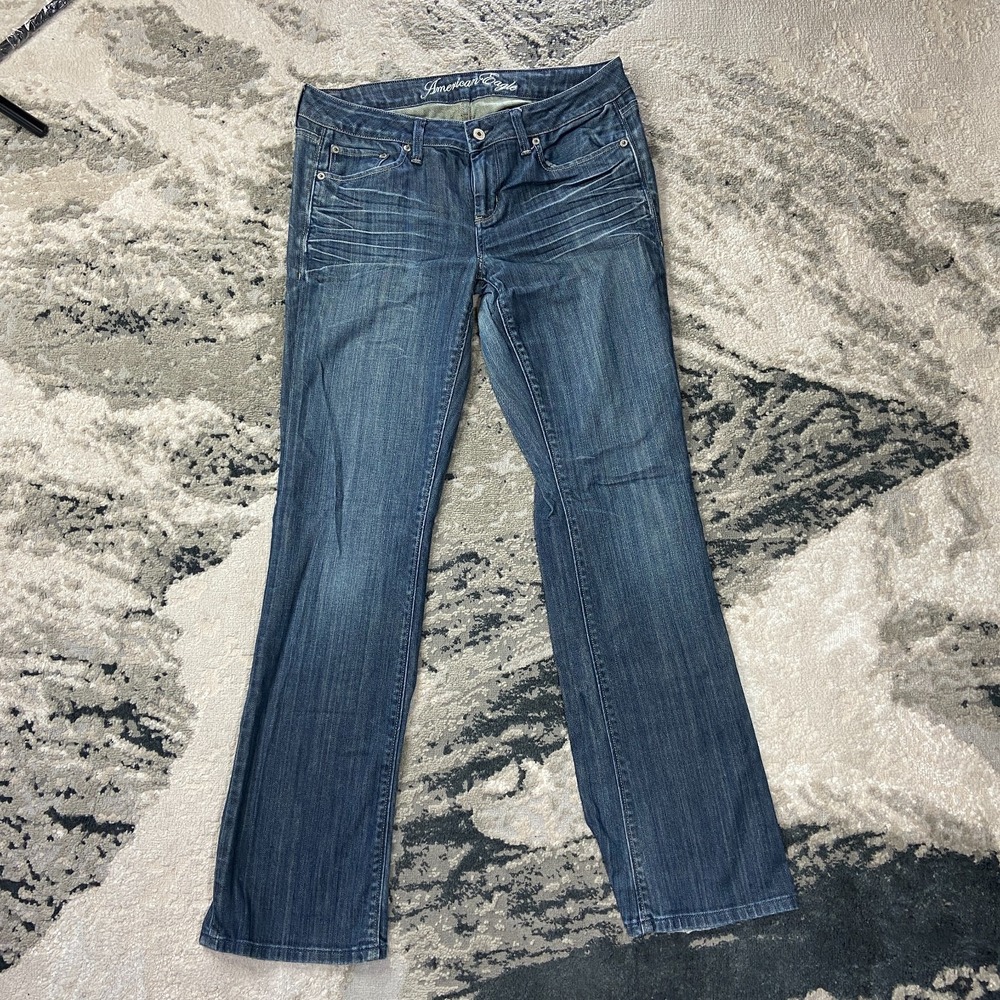 Vintage American Eagle Outfitters‎ Live Your Life True Boot Jeans Womens 8 Blue